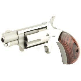 NAA Mini Revolver 22 Magnum features a stainless steel finish
